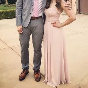 WTOO Blush Pink Bridesmaid Dress